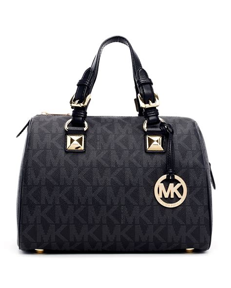 michael kors grayson satchel is made from what material|Michael Kors grayson satchel black.